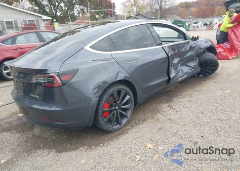 2020 Tesla Model 3 Performance from USA, damaged, VIN 5YJ3E1EC2LF784212
